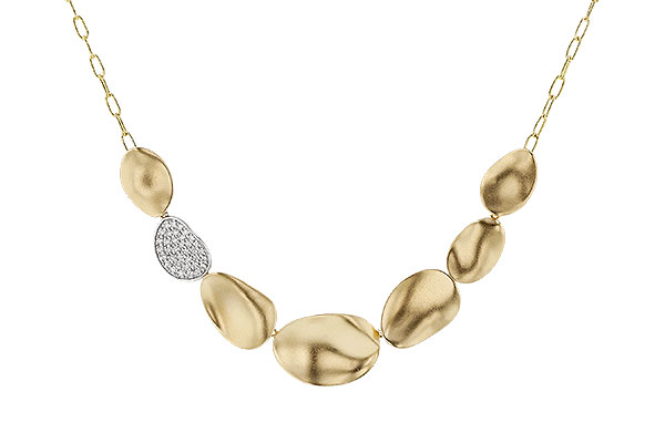 H275-10166: NECKLACE .38 TW (18")