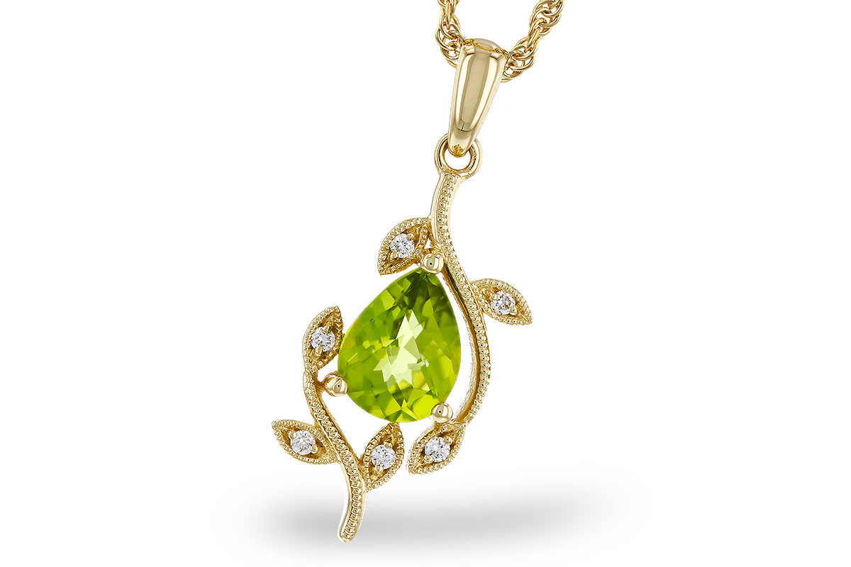 H275-11948: NECKLACE 1.16 PERIDOT 1.21 TGW (8x6MM PER)