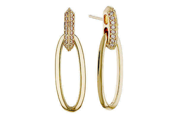 H275-12821: EARRINGS .15 TW