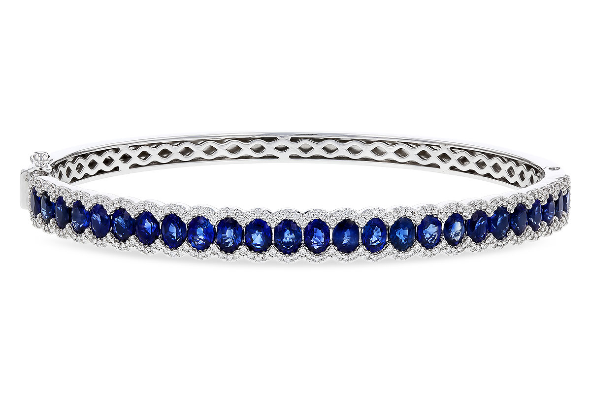 H275-16466: BANGLE 5.09 TW SAPPHIRE 5.65 TGW