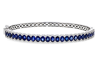 H275-16466: BANGLE 5.09 TW SAPPHIRE 5.65 TGW