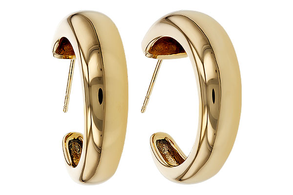 H275-16475: GOLD EARRINGS (20MM)