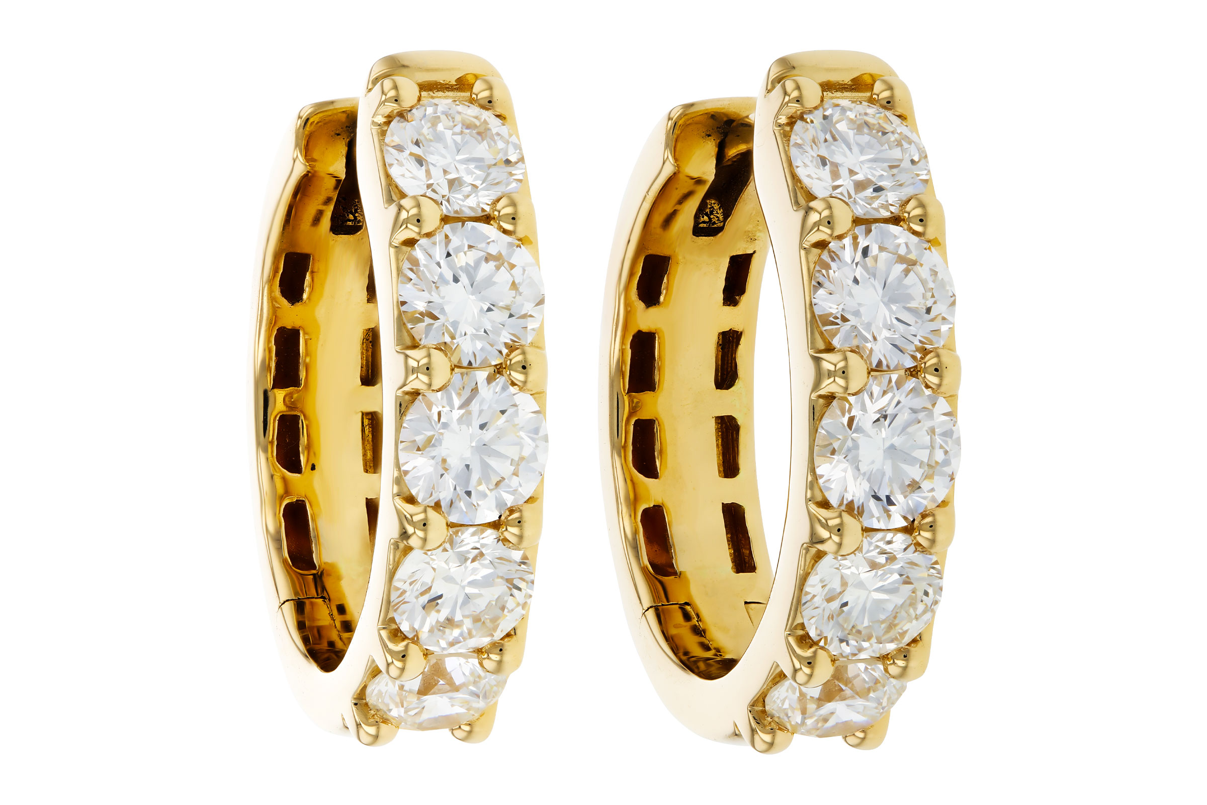 H276-01057: EARRINGS 2.00 TW