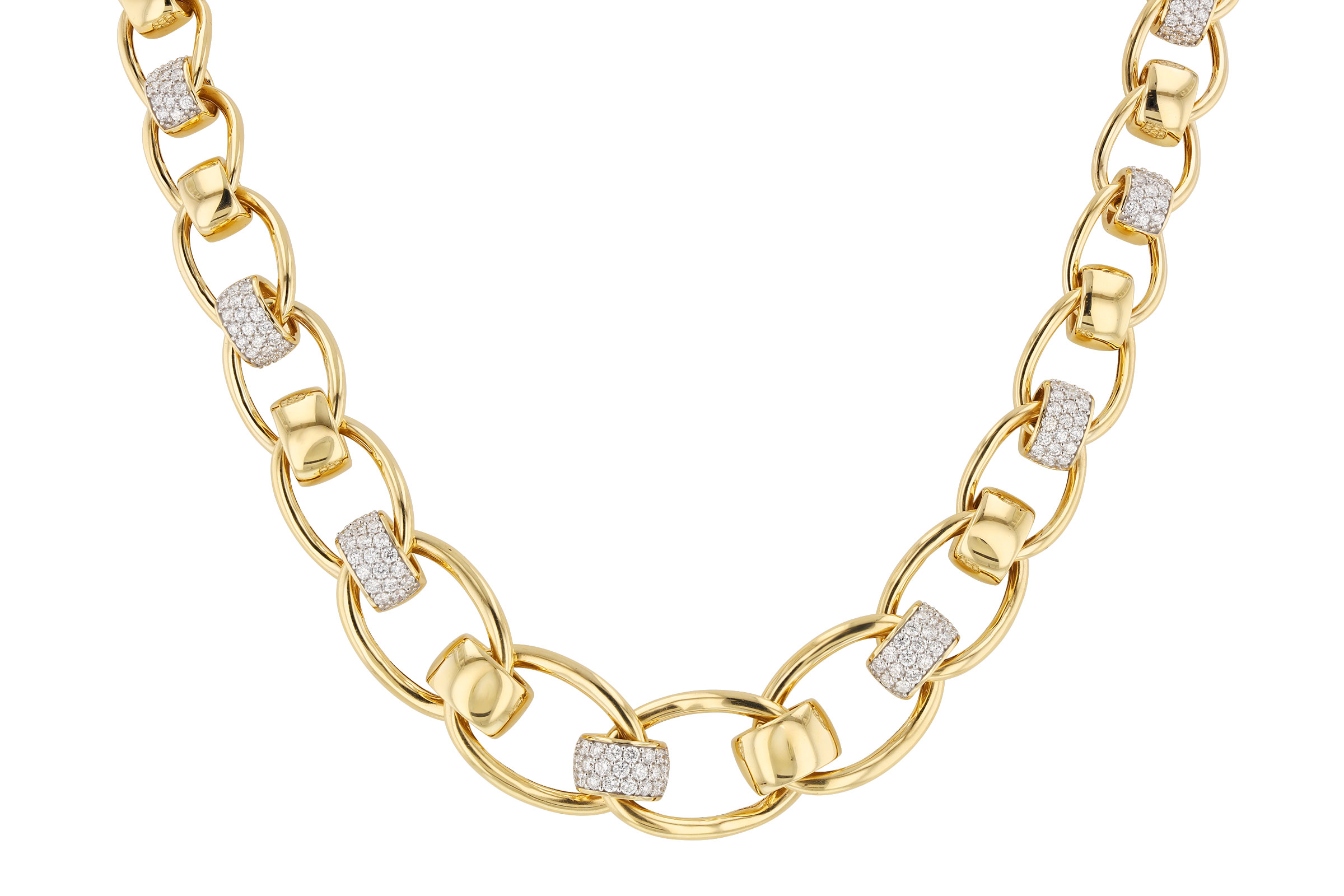 H276-01984: NECKLACE 2.00 TW (17")