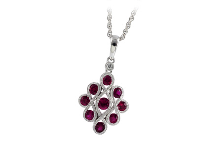 K186-92884: NECK .85 RUBY .87 TGW