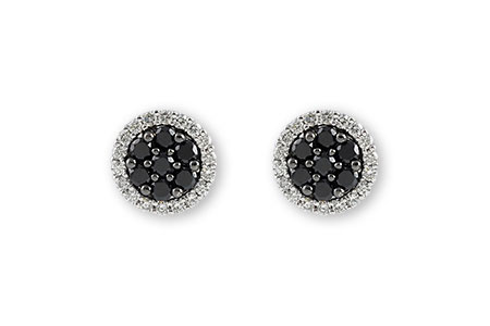 K186-98293: EARR .47 BLACK DIA .72 TW