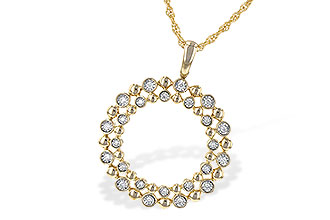 K190-59193: NECKLACE .12 TW