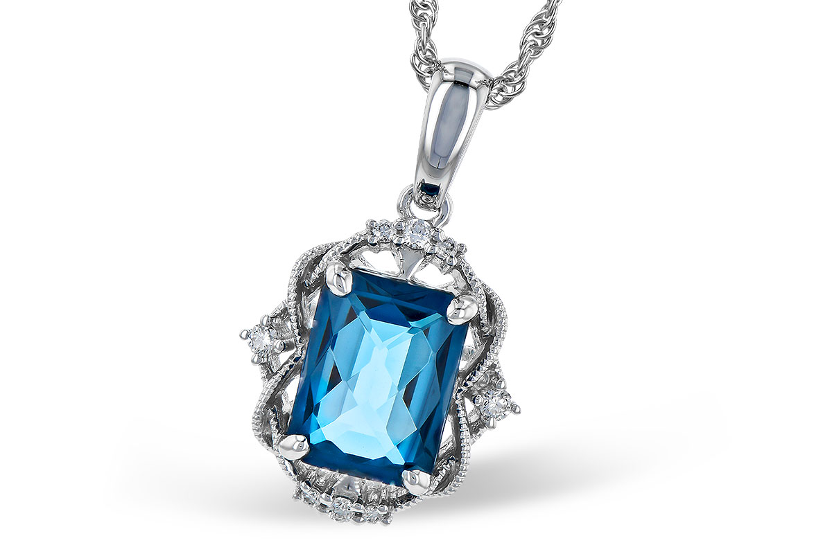 K273-30121: NECK 1.68 LONDON BLUE TOPAZ 1.73 TGW