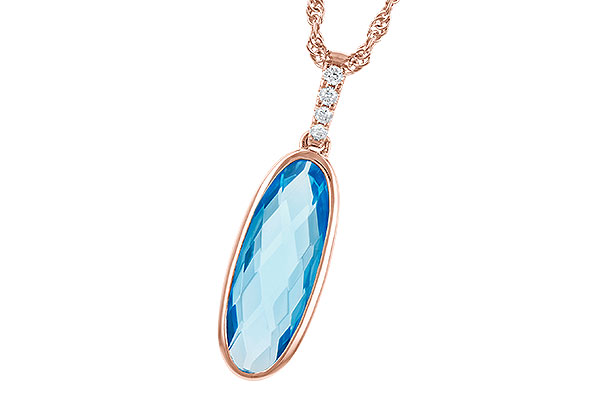 K273-30148: NECK 1.90 BLUE TOPAZ 1.93 TGW