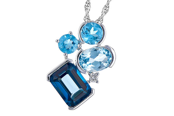 K273-33775: NECK 3.08 BLUE TOPAZ TW 3.11 TGW