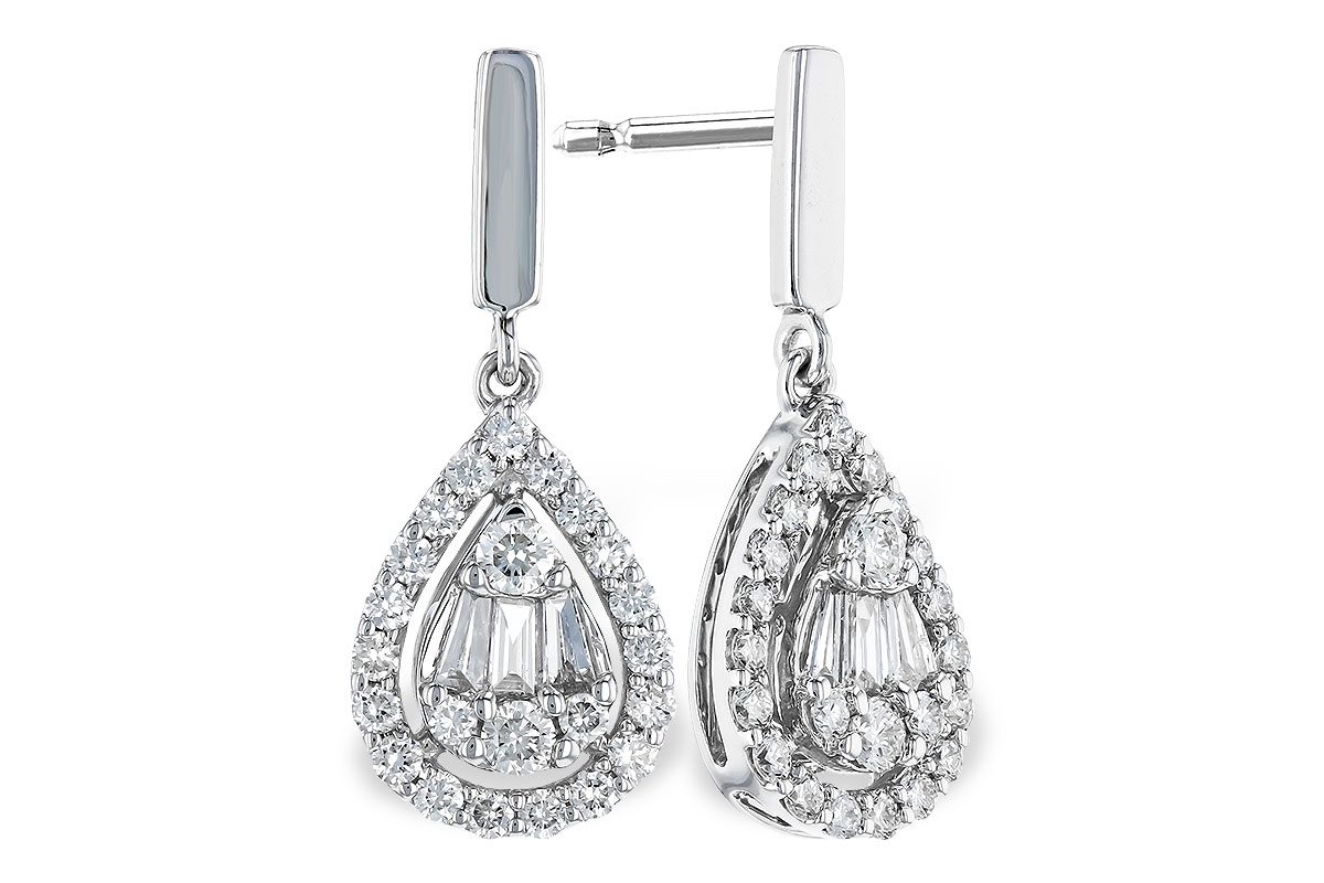 K274-19239: EARRINGS .08 TW BAG .40 TW