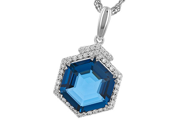 K274-21966: NECK 3.94 TW LONDON BLUE TOPAZ 4.12 TGW