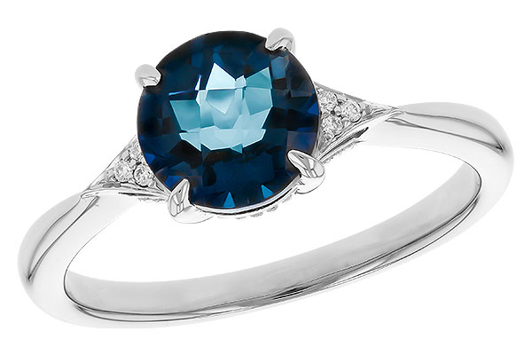 K274-22848: LDS RG 1.60 LONDON BLUE TOPAZ 1.62 TGW (7MM RD)