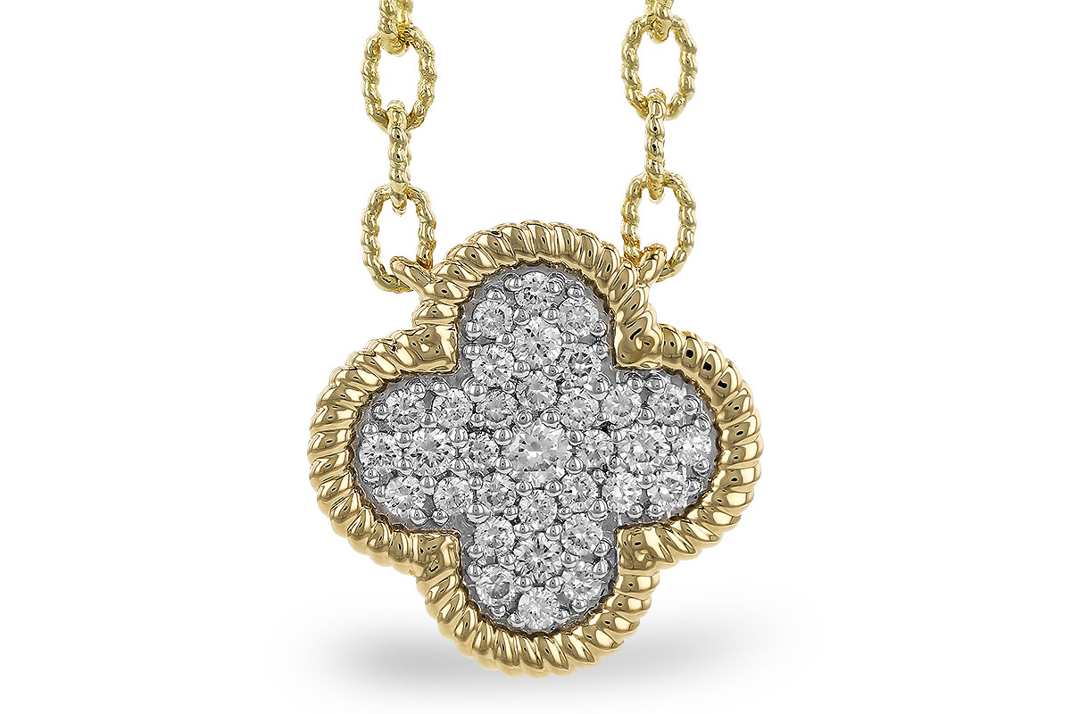 K274-26502: NECKLACE .32 TW (18")