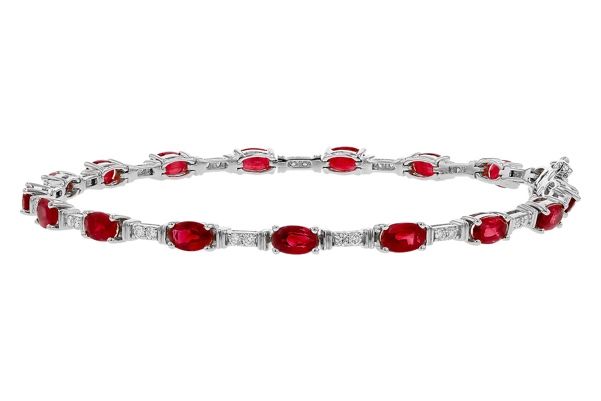 K275-11084: BRACELET 4.65 RUBY 4.97 TGW (7")