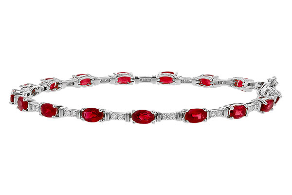 K275-11084: BRACELET 4.65 RUBY 4.97 TGW (7")