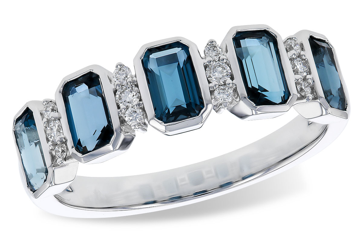 K275-11939: LDS RG 1.46 TW LONDON BLUE TOPAZ 1.58 TGW
