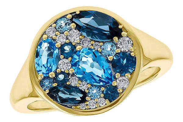K275-12848: LDS RG 1.80 TW BLUE TOPAZ 1.96 TGW