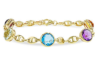 K275-12857: BRACELET 7.09 TW SEMI-PREC (GT,CIT,AMY,G.AMY,BT)