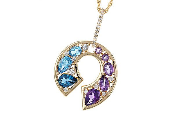 K275-12866: NECKLACE 1.77 SEMI-PREC (AMY & BT) 1.90 TGW