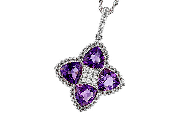 K275-13730: NECKLACE 2.22 AMETHYST 2.28 TGW