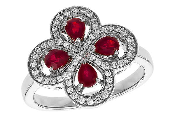 K275-14684: LDS RG .68 TW RUBY .96 TGW