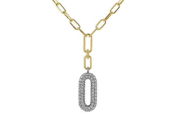 K275-16484: NECKLACE .96 TW (18")