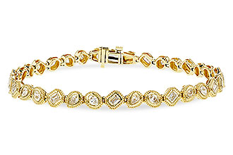 K275-16521: BRACELET 2.15 TW FANCY CUT DIAMONDS