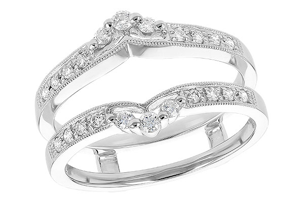 K276-02848: E093-28294 GUARD RG IN PLATINUM .28 TW