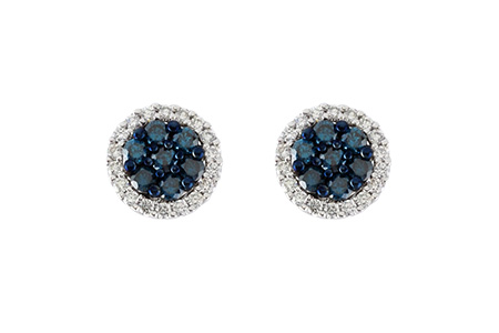 L187-86475: EARR .45 BLUE DIA .70 TW