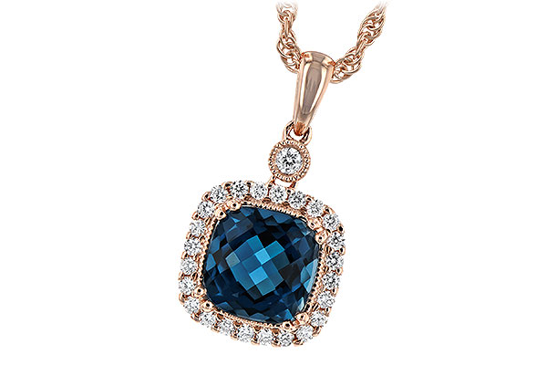 L189-64639: NECK 1.63 LONDON BLUE TOPAZ 1.80 TGW (7MM LBT)