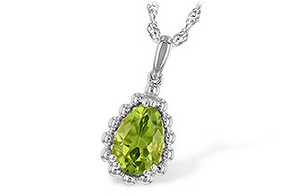 L189-67439: NECKLACE 1.30 CT PERIDOT