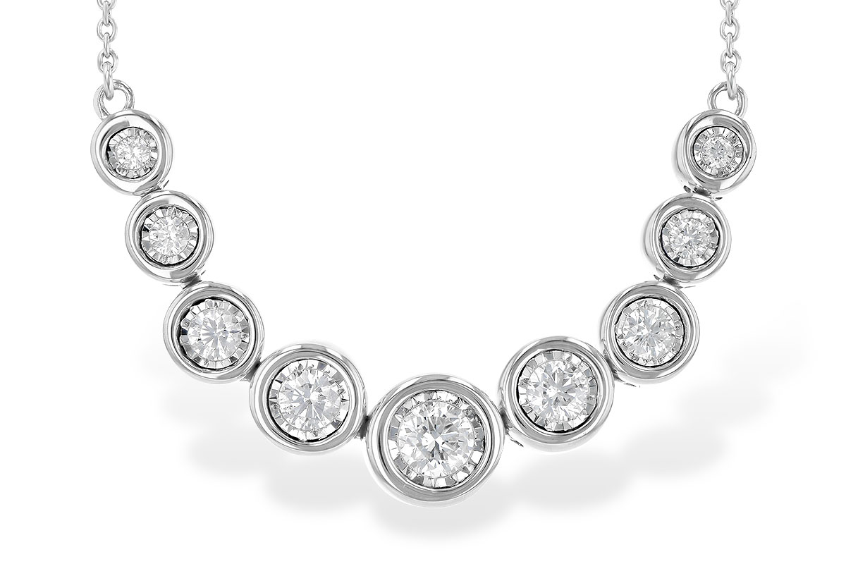 L190-61039: NECKLACE .50 TW