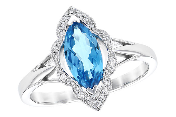 L273-33802: LDS RG 1.26 BLUE TOPAZ 1.37 TGW