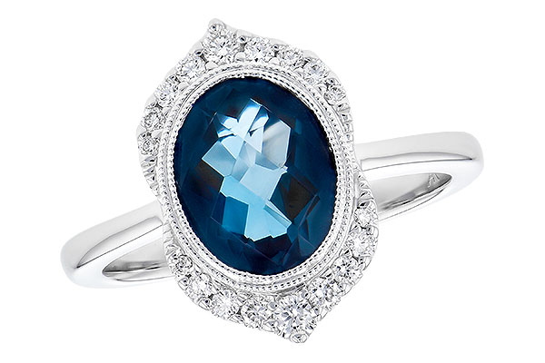 L273-34693: LDS RG 1.86 LONDON BLUE TOPAZ 2.00 TGW