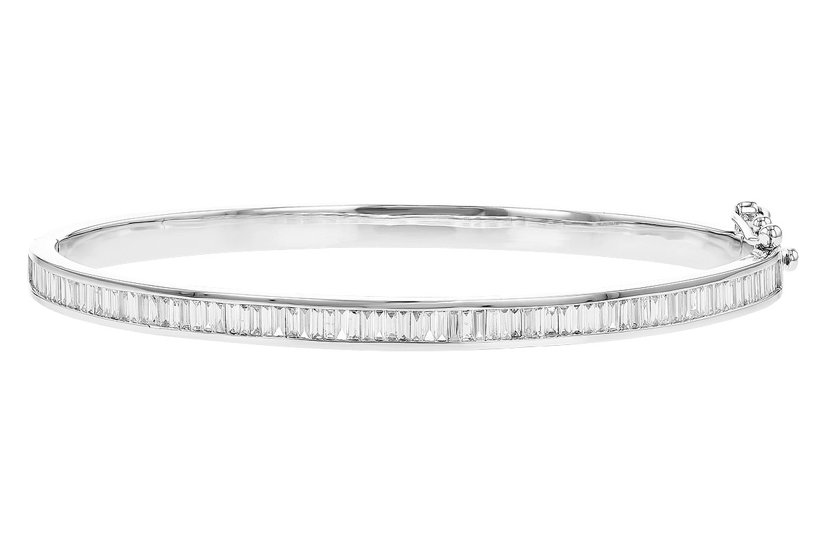 L274-19257: BANGLE 1.02 TW BAGUETTE DIAMONDS