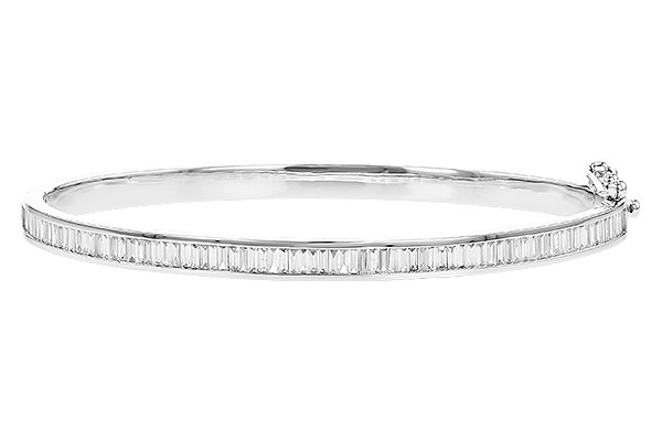 L274-19257: BANGLE 1.02 TW BAGUETTE DIAMONDS