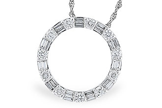 L274-21911: NECKLACE .25 TW BAG .60 TW