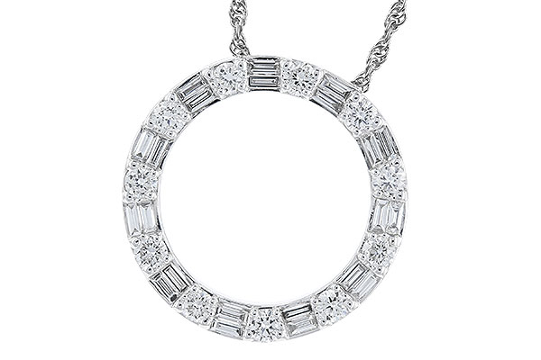 L274-21911: NECKLACE .25 TW BAG .60 TW