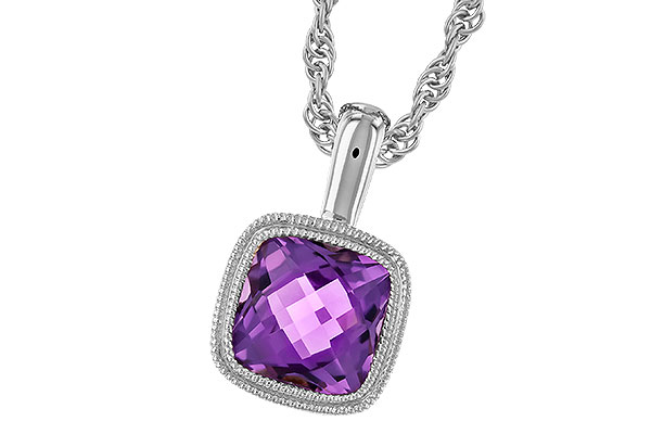 L274-24639: NECKLACE .82 AMETHYST