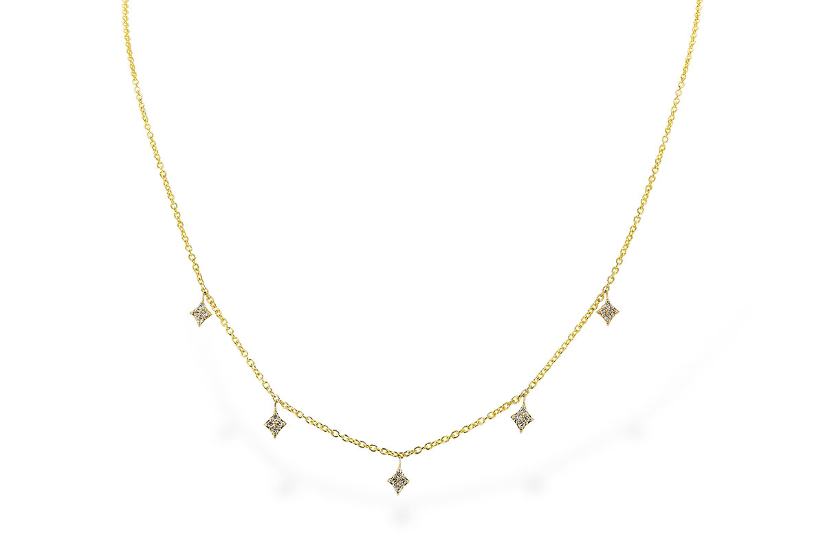 L274-25593: NECKLACE .19 TW (18")