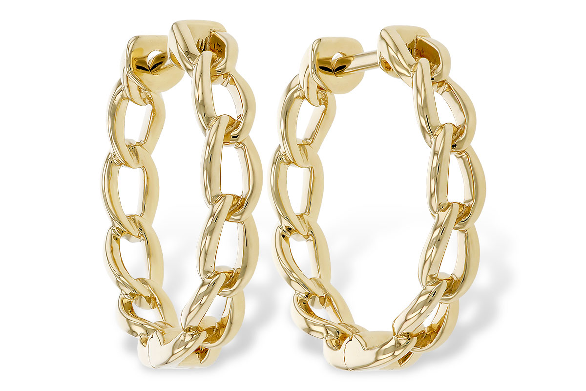 L275-10139: GOLD EARRINGS (18MM)