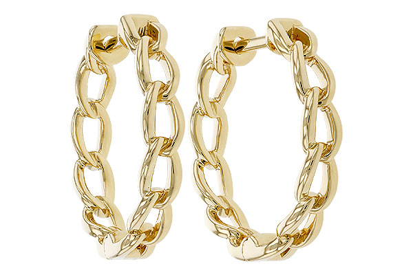 L275-10139: GOLD EARRINGS (18MM)