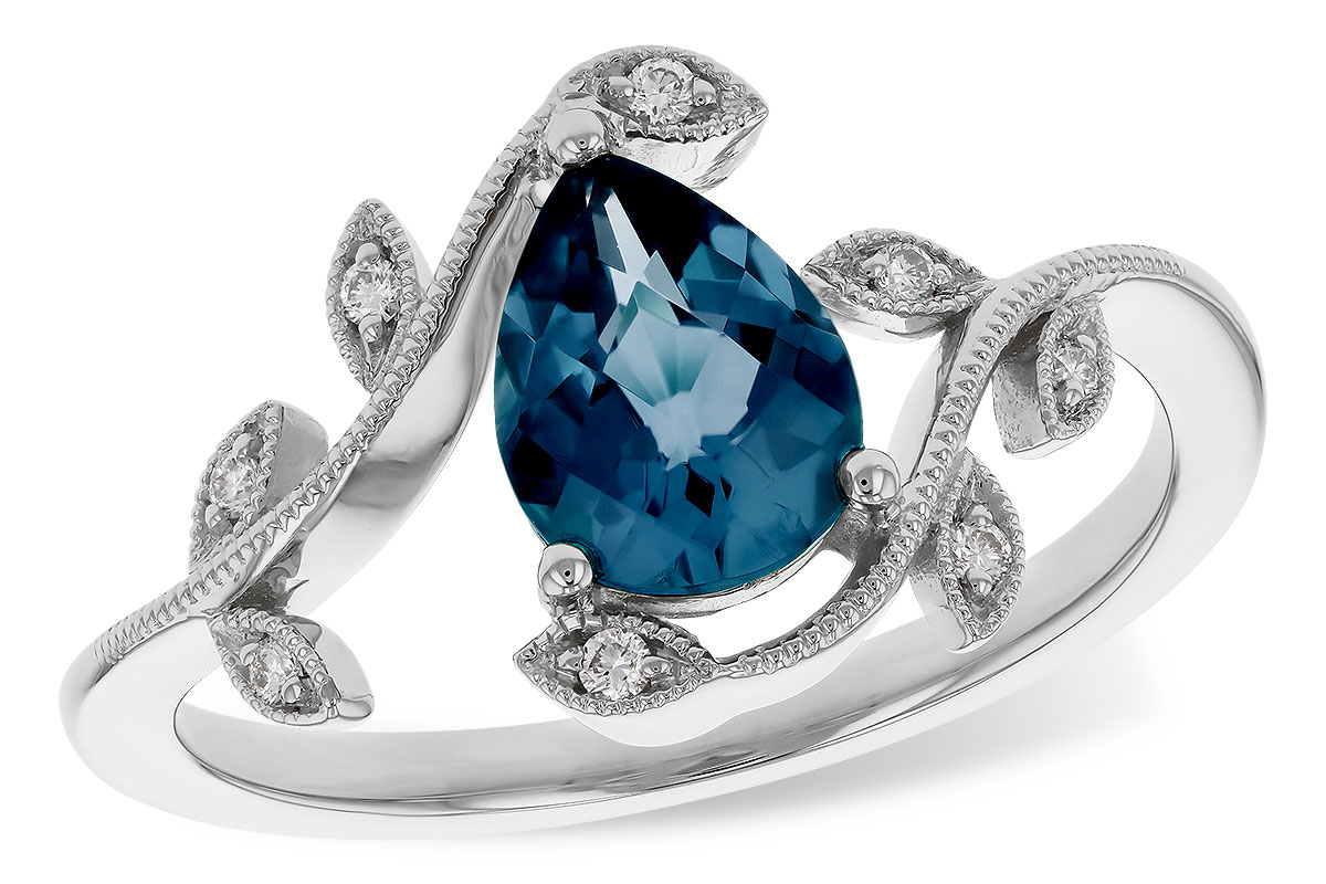 L275-12875: LDS RG 1.20 LONDON BLUE TOPAZ 1.26 TGW (8x6MM LBT)