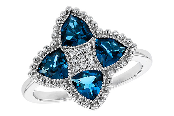 L275-13730: LDS RG 1.62 LONDON BLUE TOPAZ 1.66 TGW