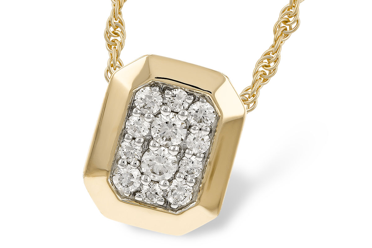 L275-15557: NECKLACE .25 TW