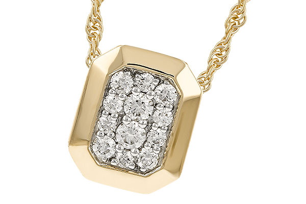 L275-15557: NECKLACE .25 TW