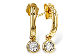 L275-15593: EARRINGS .10 TW