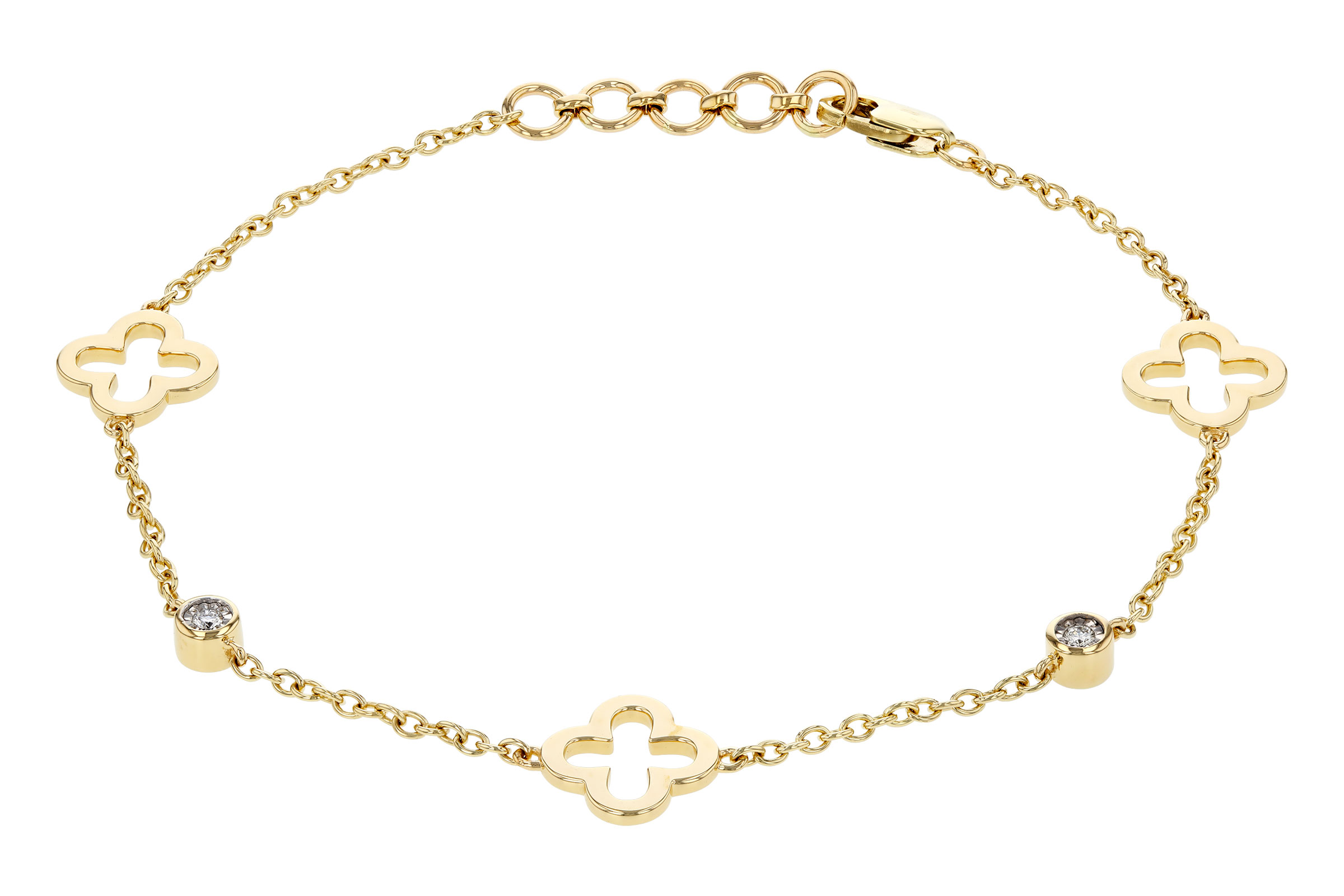 L276-01048: BRACELET .06 TW (7.25")