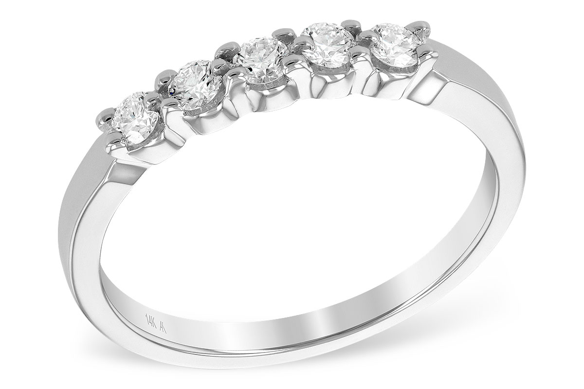 M186-03739: LDS DIA WED RG .25 TW (5 STONES)